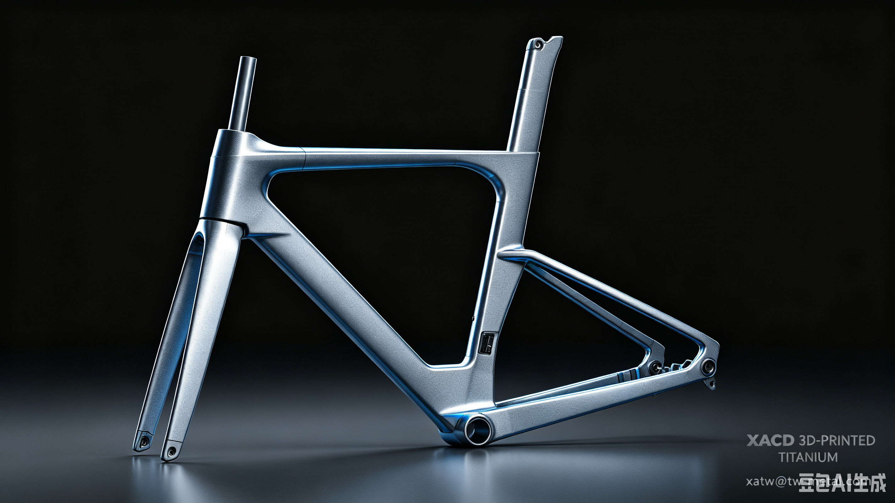 3D full Printed Titanium aero Bike Frames