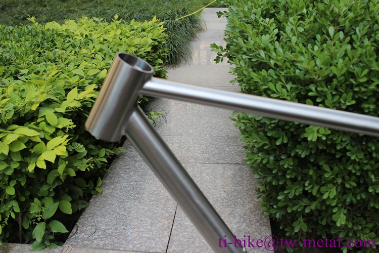 Titanium Triathlon Bike Frame with IS Brake