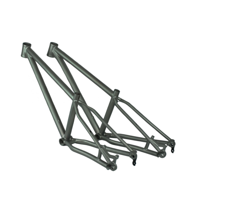 Titanium Fat Bike Frame with Thru Through Axle Design