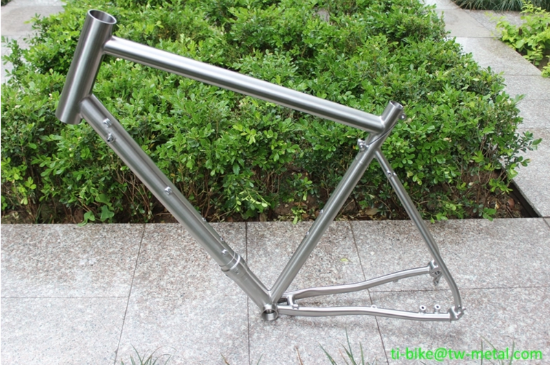 New Designed Titanium Cyclocross Bike Frame with Breakaway 
