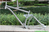 Custom Titanium Suspension Bike Frame with Tapered Head Tube