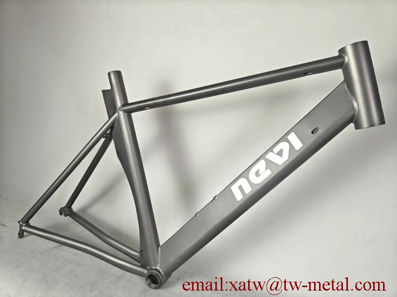 titanium TT bike frame water drop down tube