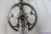 Custom Titanium Bicycle Cranks Set And Chain Rings