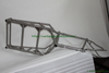 Bicycle Cargo Frame with Couplers And Sliding Dropouts with Heavy Load Rack