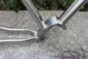 Titanium gravel bike frame with integrated rear rack