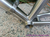 Titanium road bike frame with couplers 