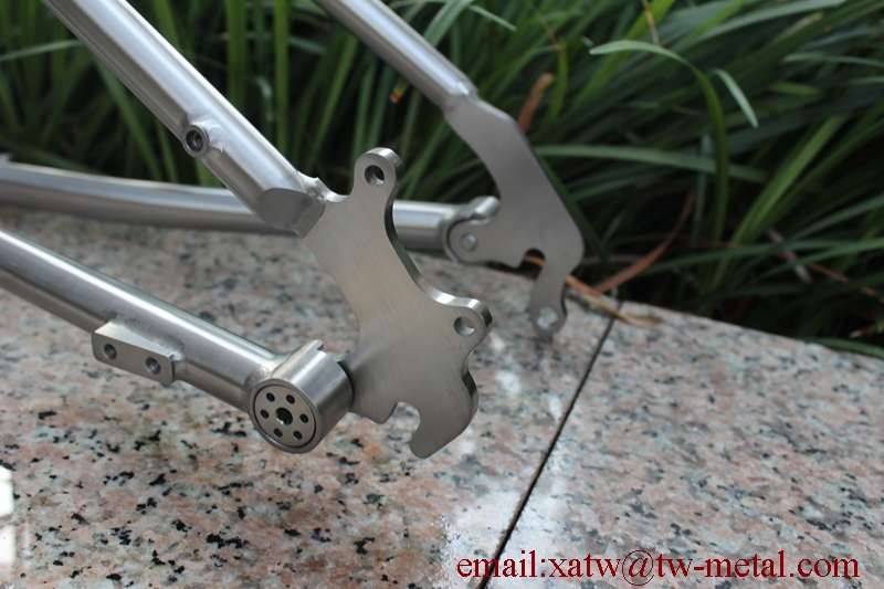 Titanium Full Suspension MTB Bike Frames 26er